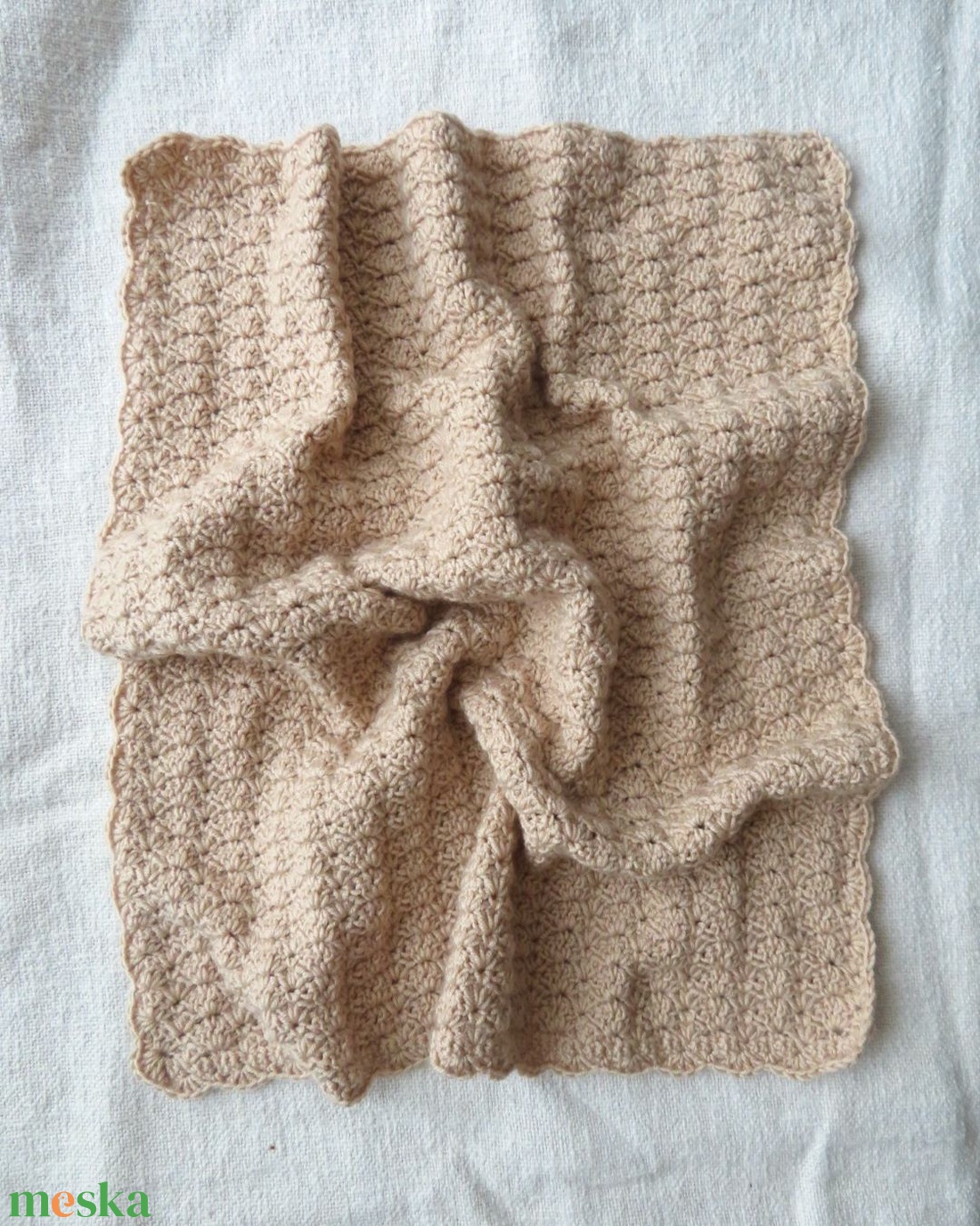 DIGITÁLIS Horgolási útmutató - horgolt babatakaró (PDF) - diy (csináld magad) - szabásminta, útmutató - horgolási minta - Meska.hu