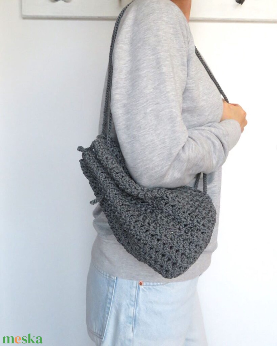 DIGITÁLIS Horgolási útmutató - horgolt Spuri táska (PDF) - videó, fázisfotók és szöveges leírás  - diy (csináld magad) - szabásminta, útmutató - horgolási minta - Meska.hu