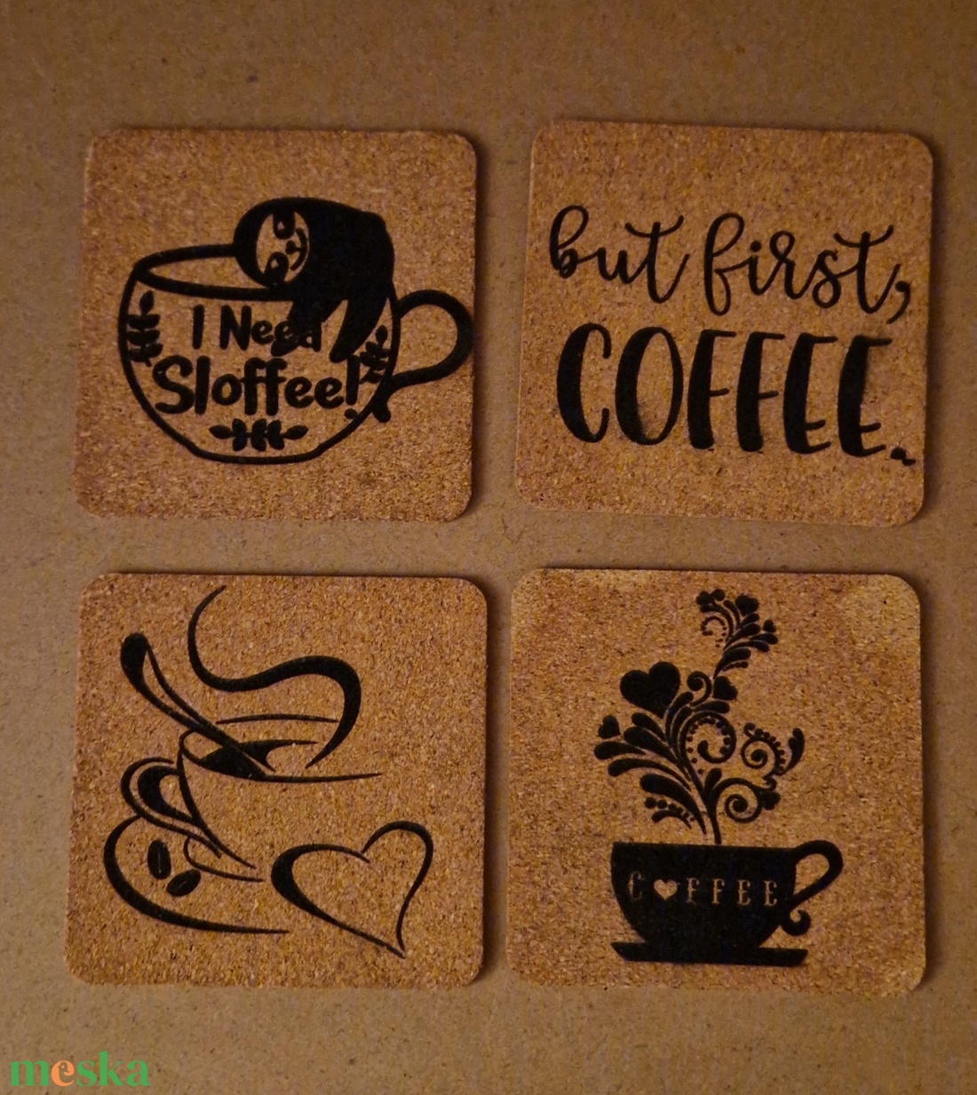 Poháralátét szett, coffee - otthon & életmód - konyhafelszerelés, tálalás - tálalás - tányér- és poháralátét - Meska.hu Poháralátét szett, coffee - otthon & életmód - konyhafelszerelés, tálalás - tálalás - tányér- és poháralátét - Meska.hu