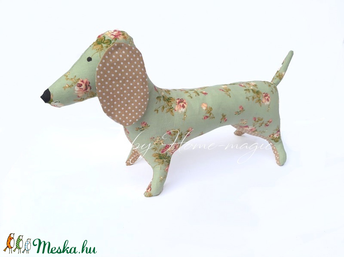 Tacskó - textil játék - játék & sport - plüssállat & játékfigura - kutya - Meska.hu