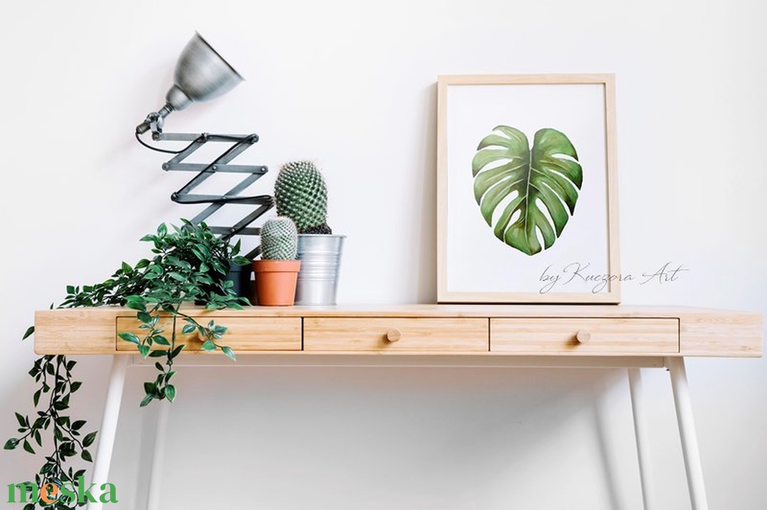 Monstera, trópusi levél - A4-es nyomat eredeti akvarell festmény alapján - művészet - festmény - akvarell - Meska.hu Monstera, trópusi levél - A4-es nyomat eredeti akvarell festmény alapján - művészet - festmény - akvarell - Meska.hu