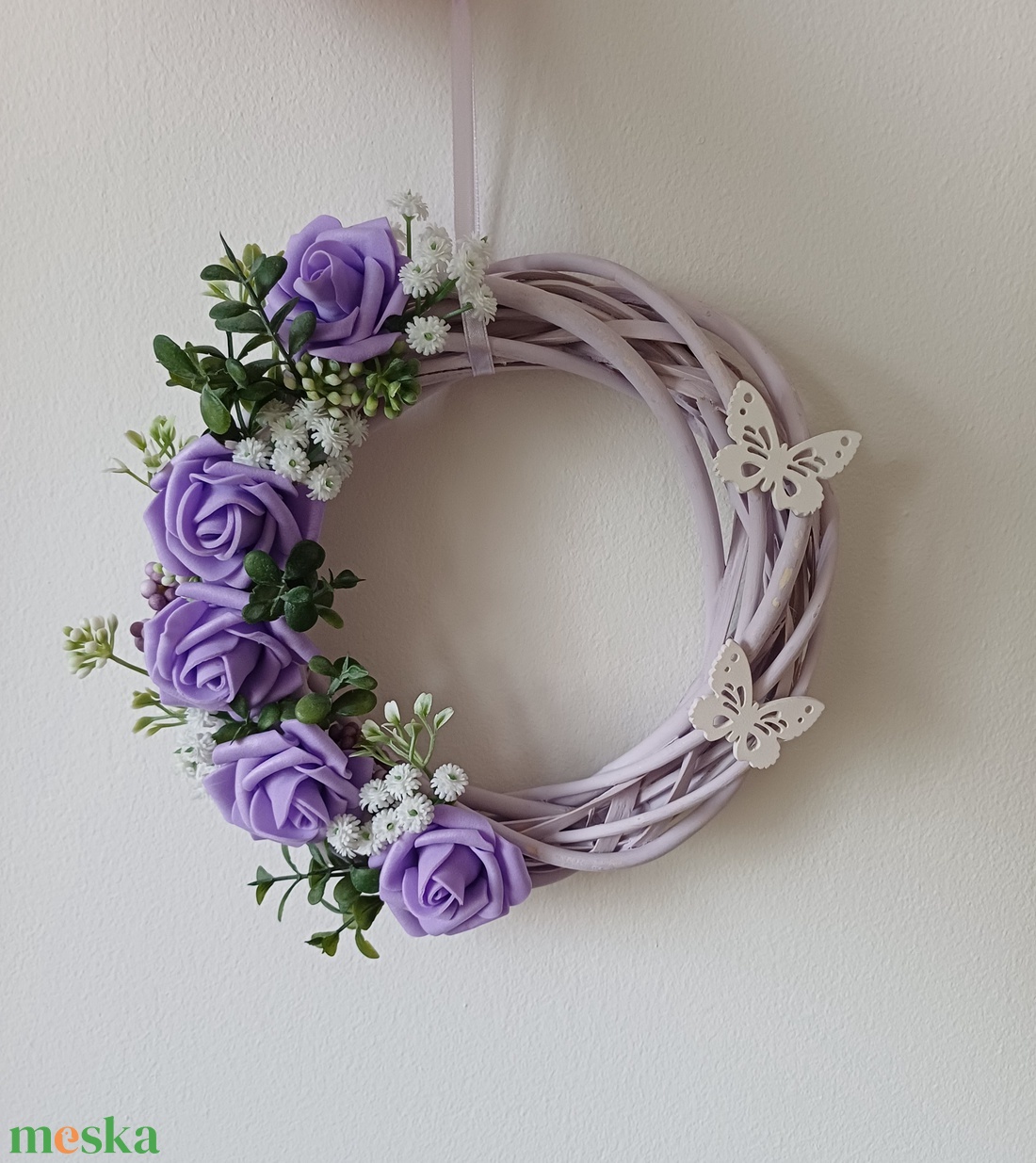 Tavaszi ajtódísz - otthon & életmód - dekoráció - ajtó- és ablak dekoráció - ajtódísz & kopogtató - Meska.hu