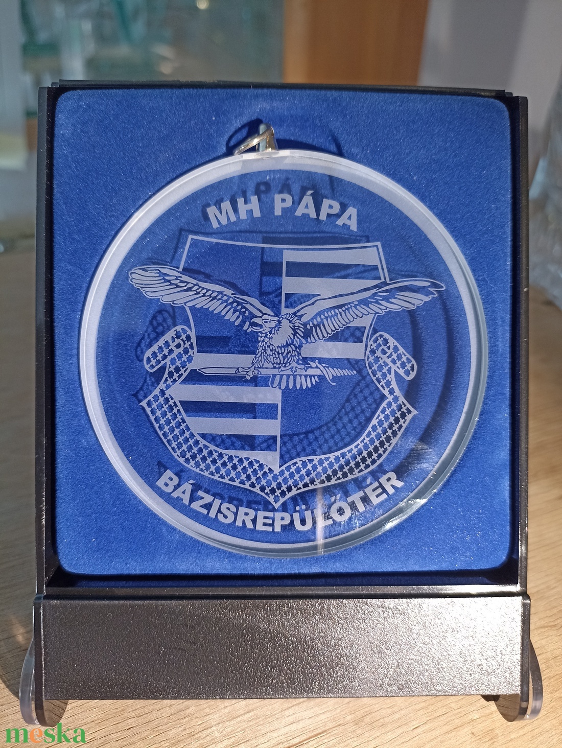 Kerek üvegplakett homokfúvással  - otthon & életmód - dekoráció - kép & falikép - üvegkép - Meska.hu