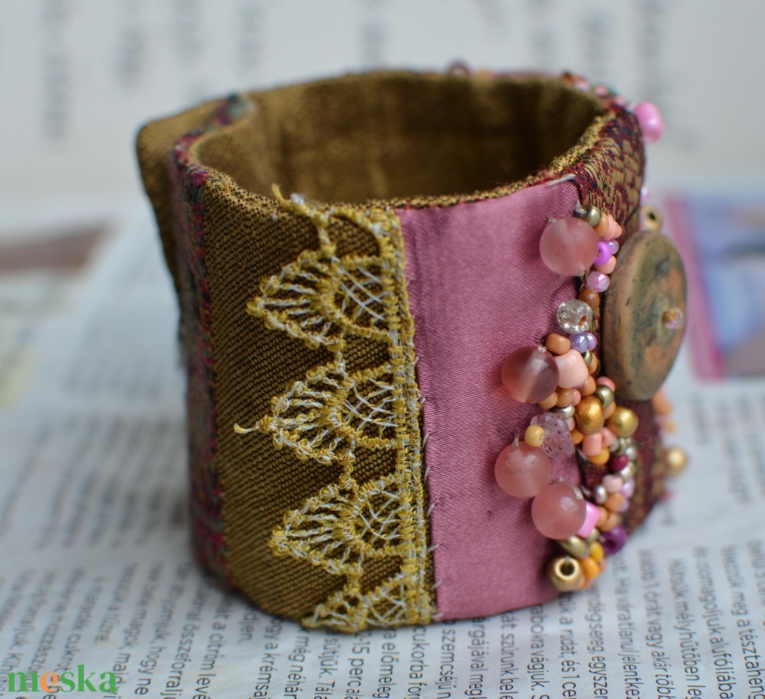 Hárem - ékszer - karkötő - széles karkötő - Meska.hu