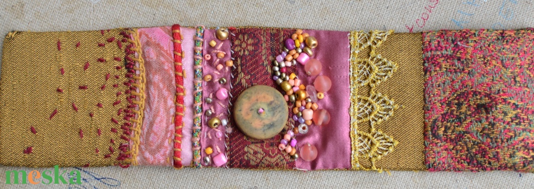 Hárem - ékszer - karkötő - széles karkötő - Meska.hu