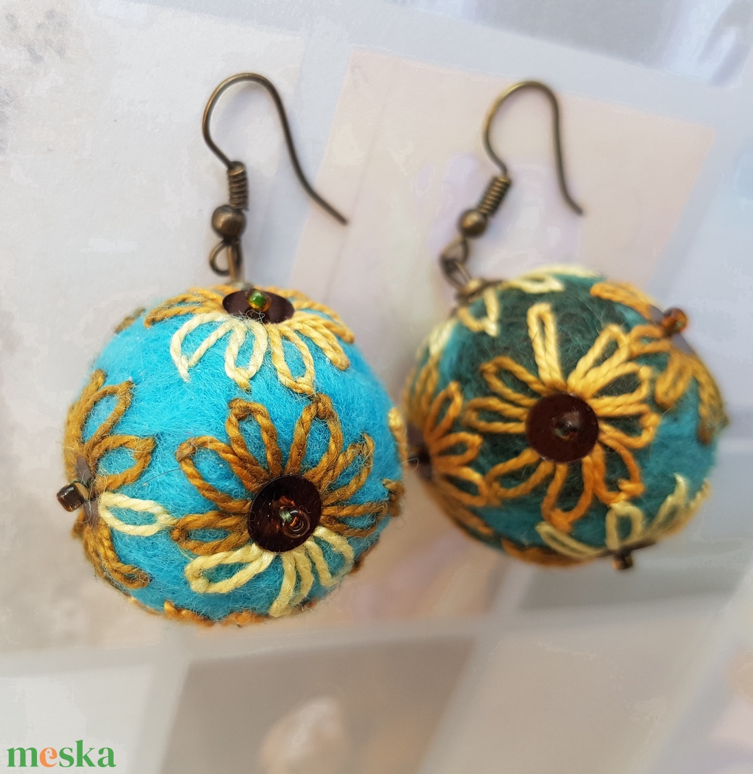 Antik hangulat - ékszer - fülbevaló - lógó fülbevaló - Meska.hu