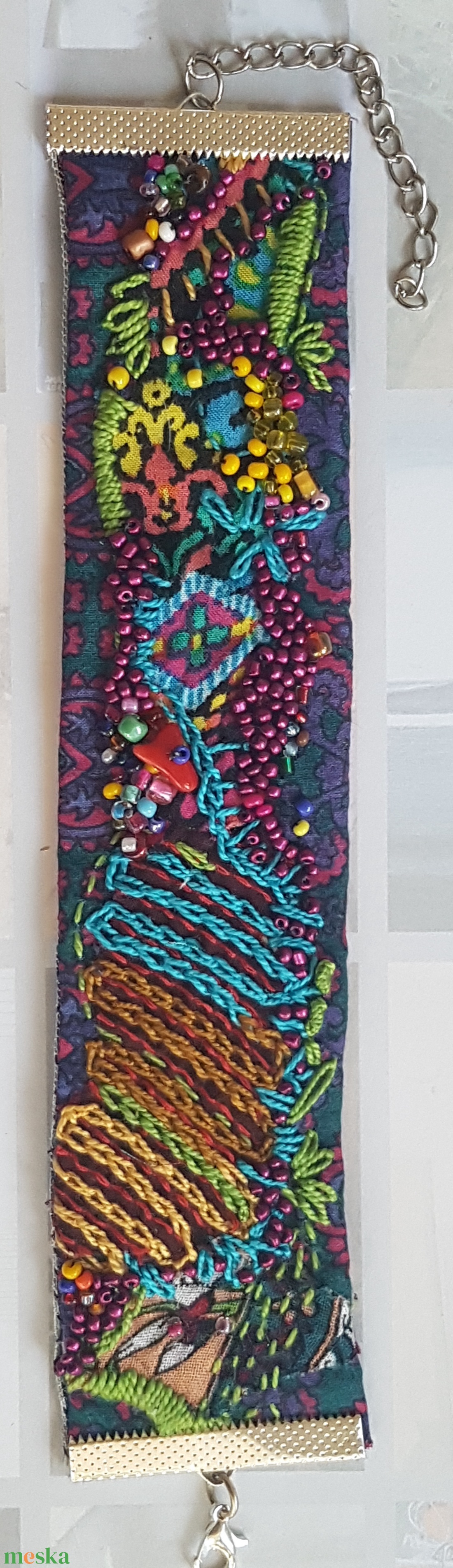 Alkonyat - ékszer - karkötő - széles karkötő - Meska.hu