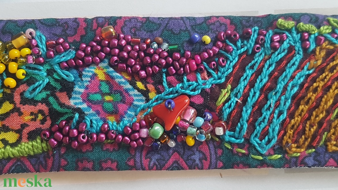 Alkonyat - ékszer - karkötő - széles karkötő - Meska.hu