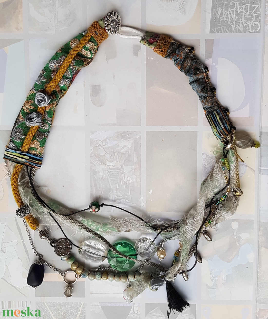 Homo ludens - ékszer - nyaklánc - statement nyaklánc - Meska.hu