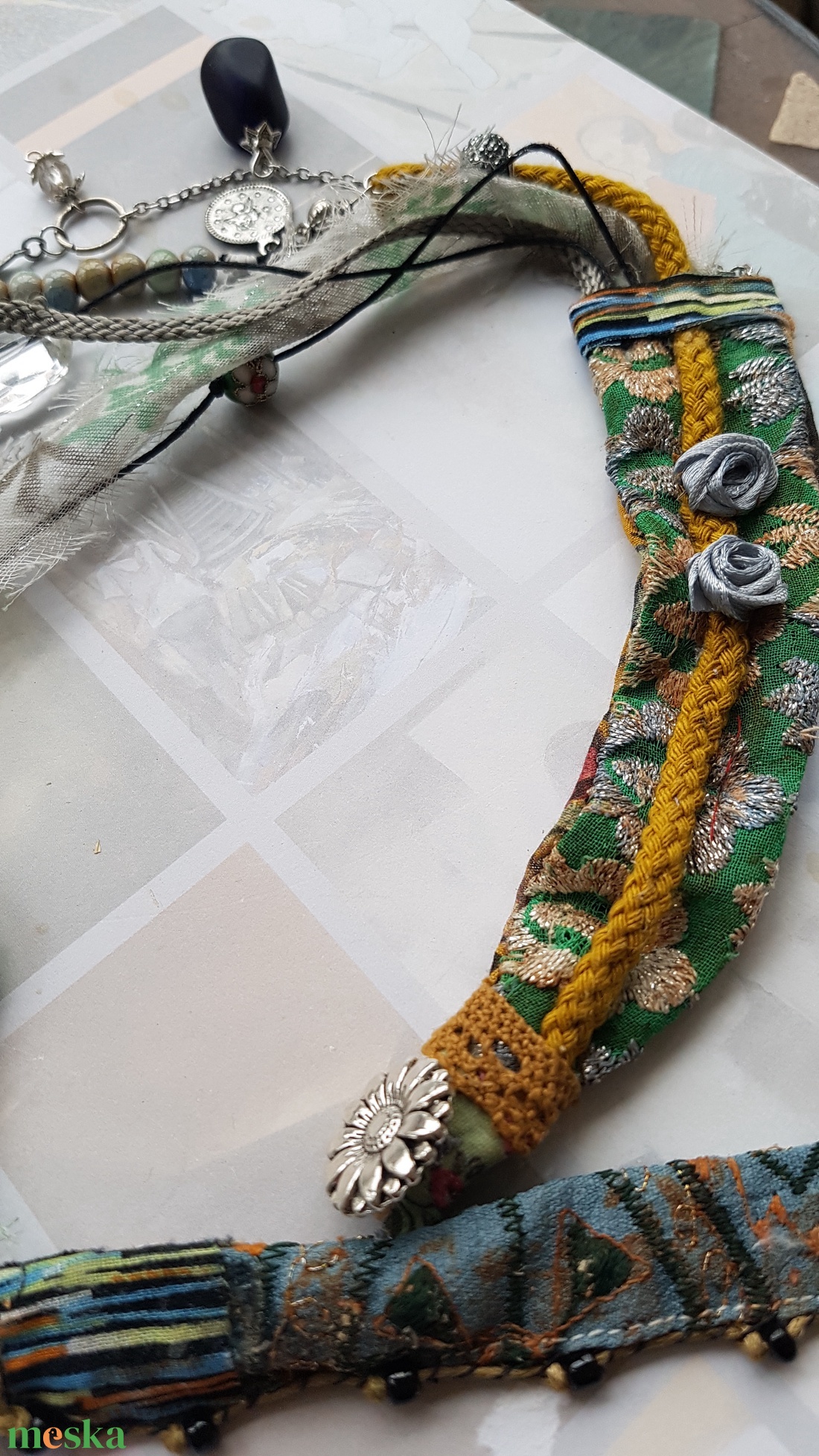 Homo ludens - ékszer - nyaklánc - statement nyaklánc - Meska.hu