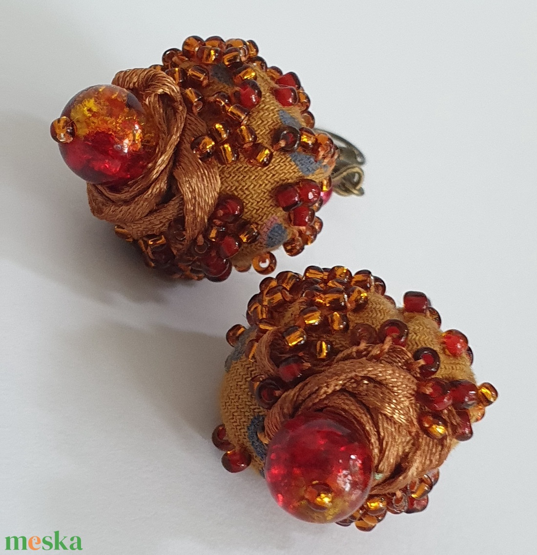 Faberge tojás - ékszer - fülbevaló - lógó fülbevaló - Meska.hu