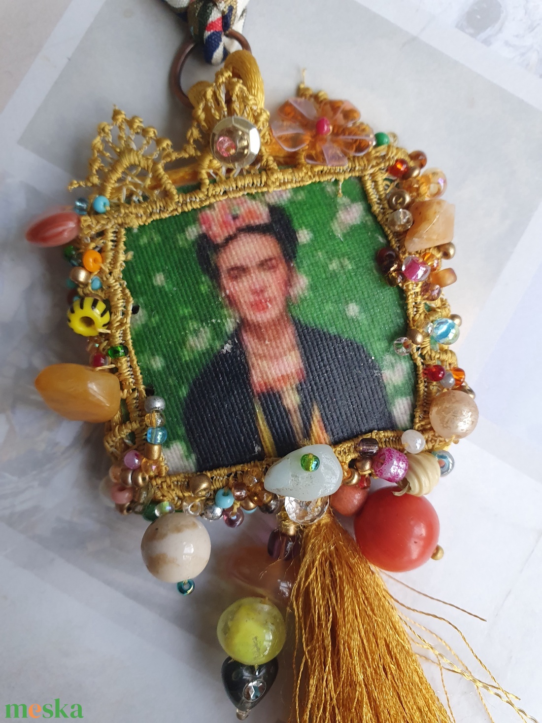 Frida útja - ékszer - nyaklánc - medálos nyaklánc - Meska.hu Frida útja - ékszer - nyaklánc - medálos nyaklánc - Meska.hu