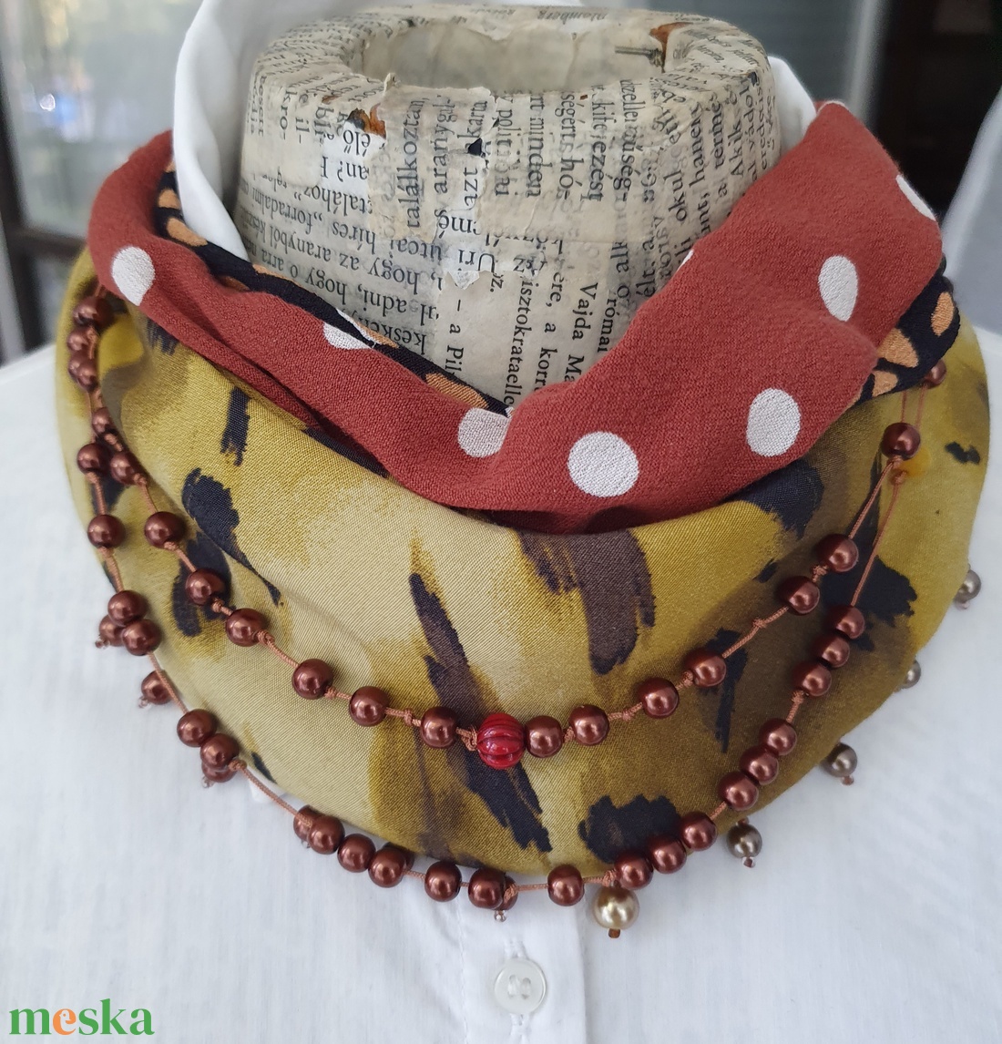 Azok a 20 -as évek.. ékszersál - ruha & divat - sál, sapka, kendő - sál - Meska.hu