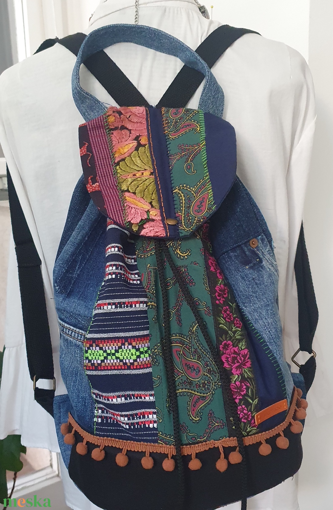 Variaciók textilre - táska & tok - hátizsák - hátizsák - Meska.hu