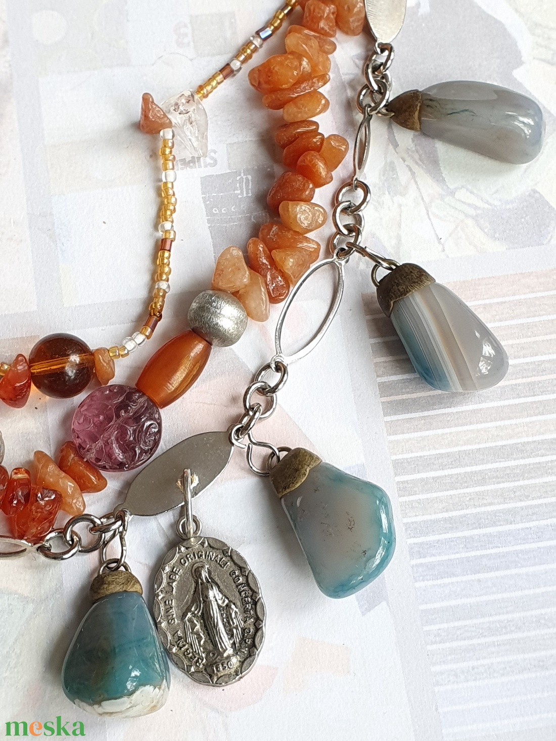 Emlék  - ékszer - nyaklánc - párhuzamos nyaklánc - Meska.hu