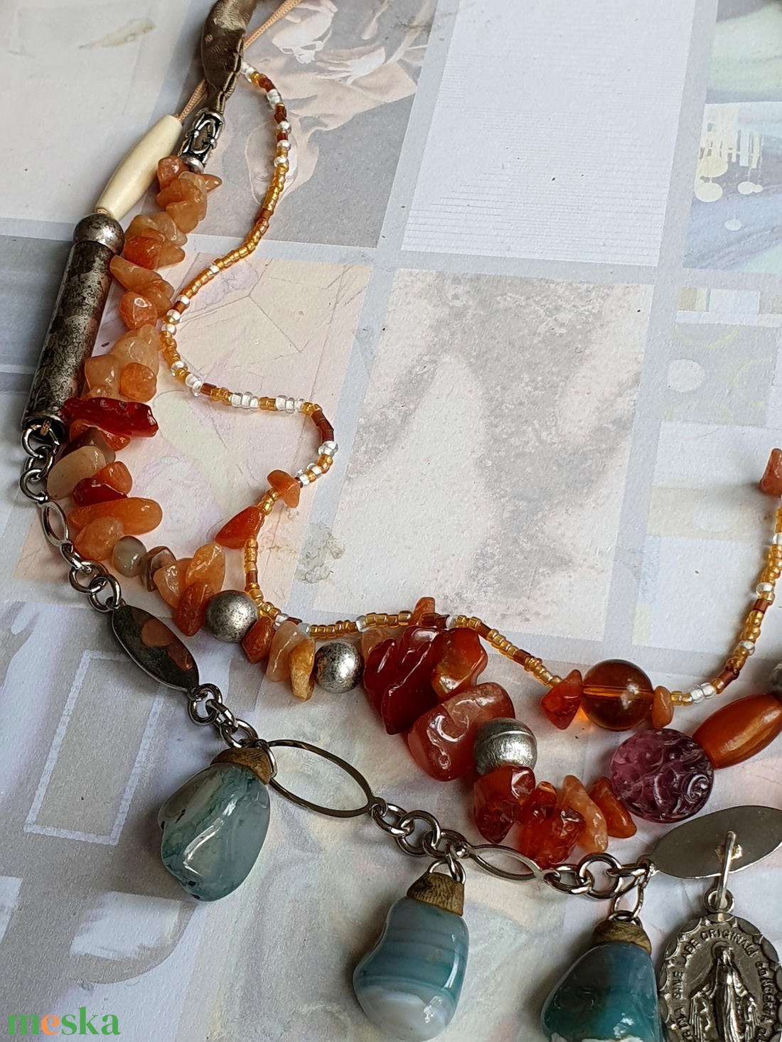 Emlék  - ékszer - nyaklánc - párhuzamos nyaklánc - Meska.hu