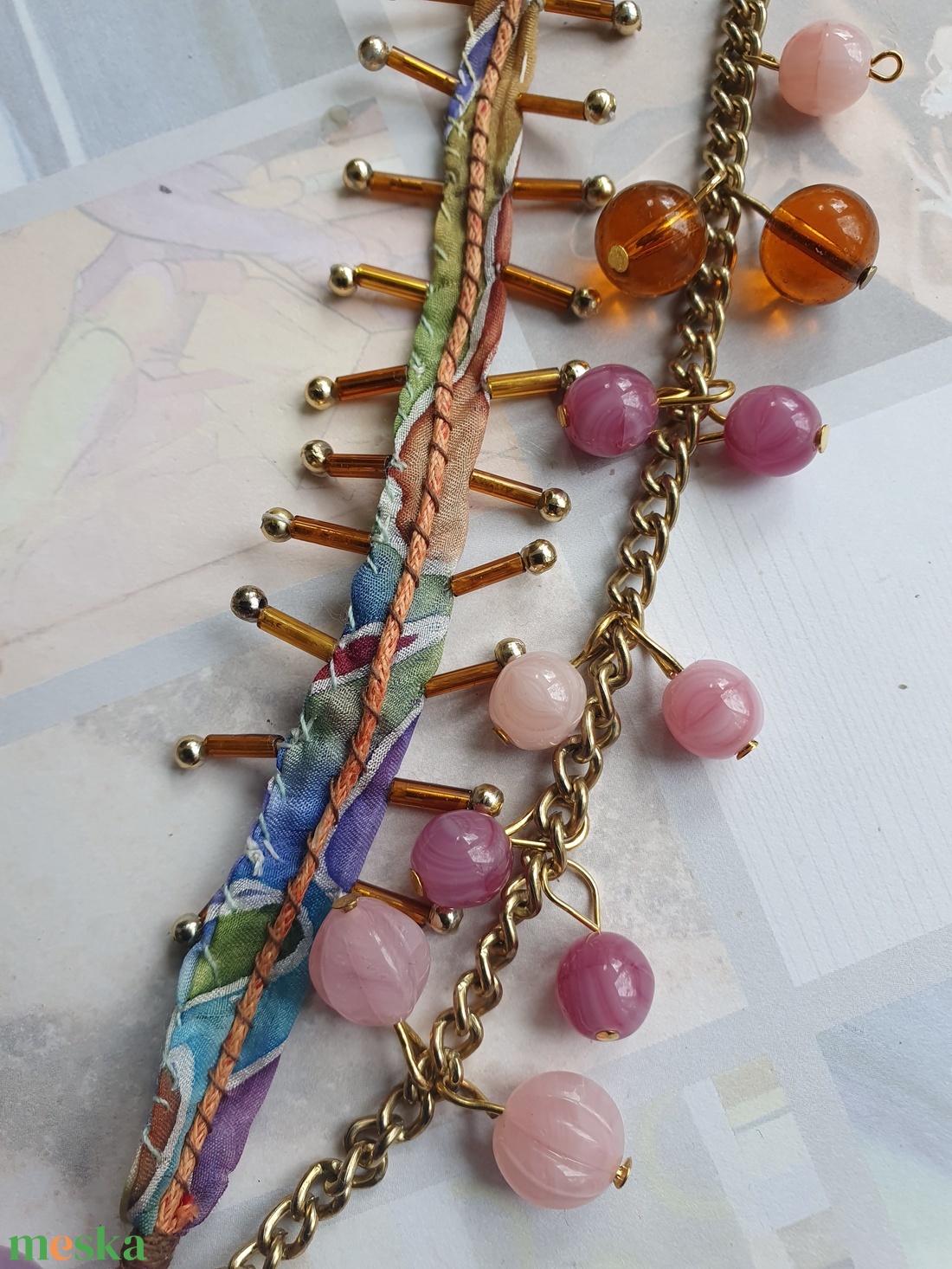 Dariusz kincsesládájából - ékszer - nyaklánc - bojtos nyaklánc - Meska.hu