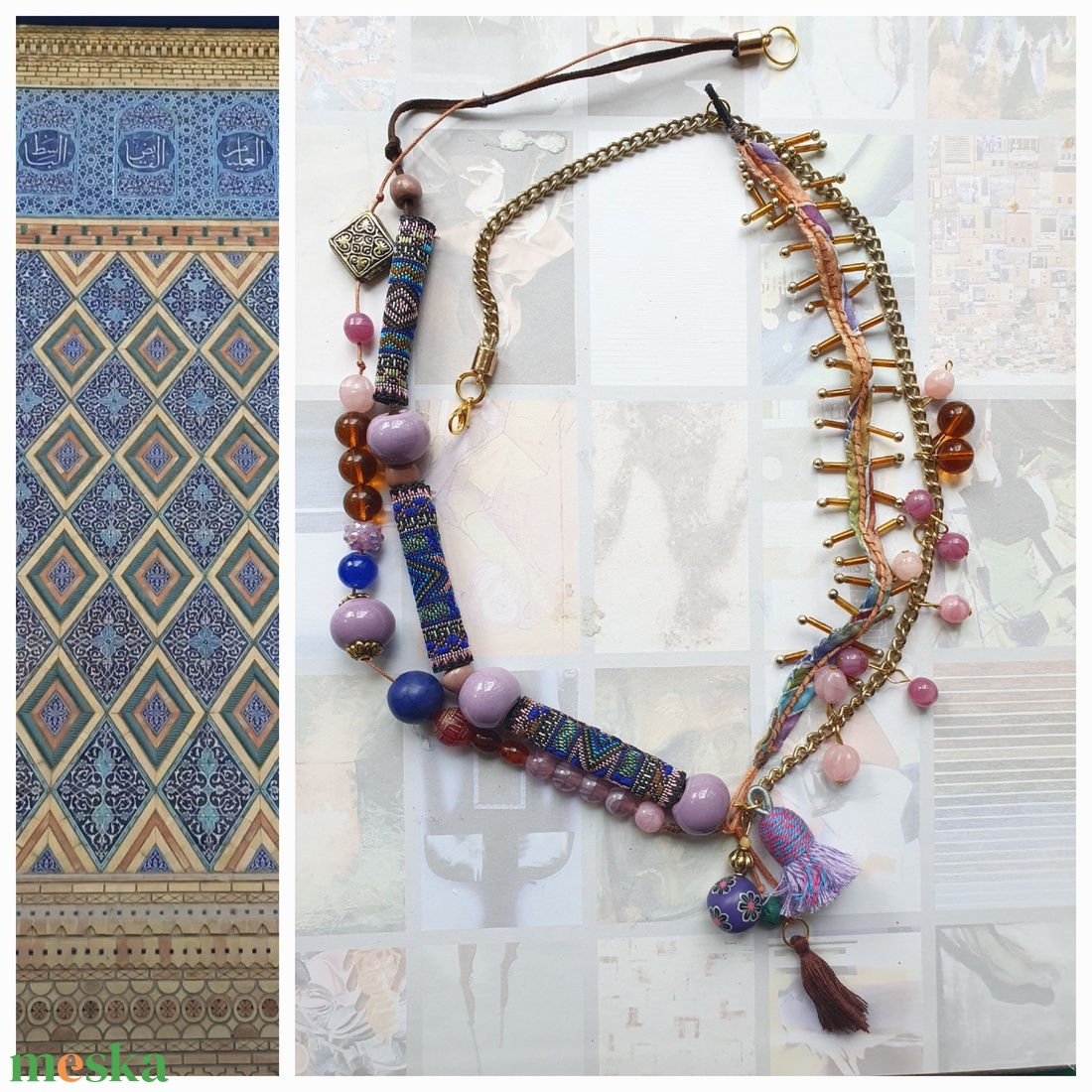 Dariusz kincsesládájából - ékszer - nyaklánc - bojtos nyaklánc - Meska.hu