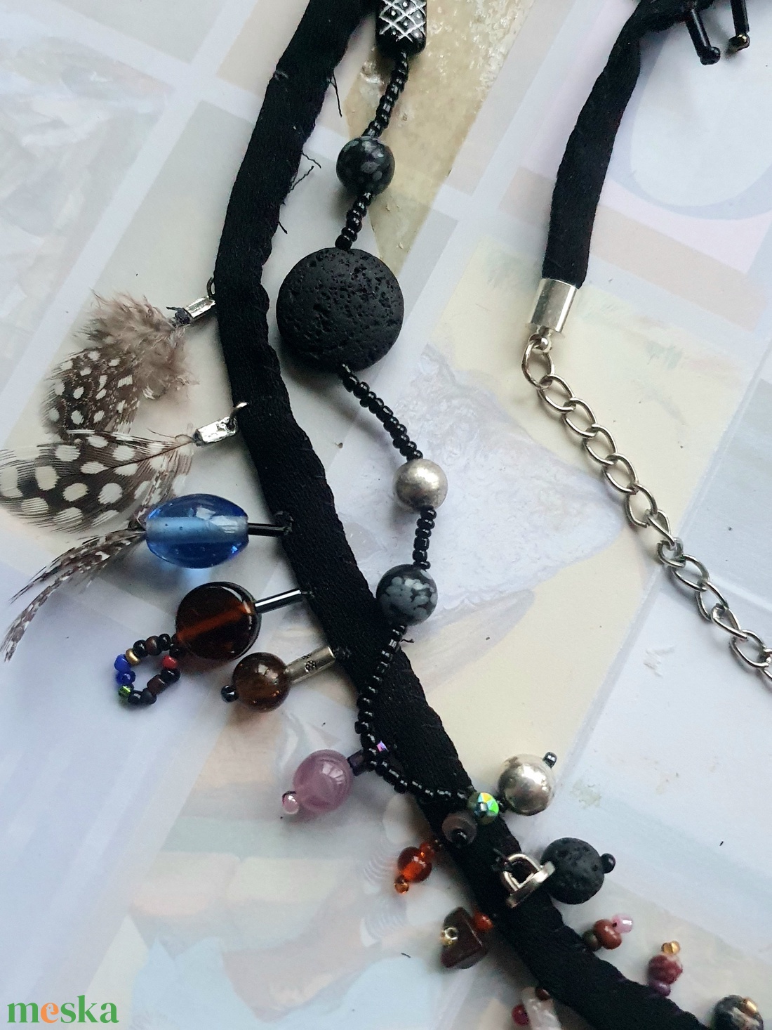 Szinesben - ékszer - nyaklánc - bojtos nyaklánc - Meska.hu