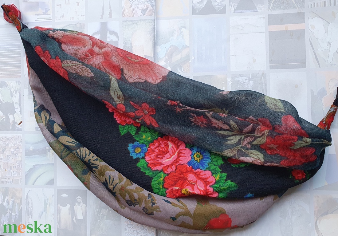 Rózsák harca - ruha & divat - sál, sapka, kendő - sál - Meska.hu