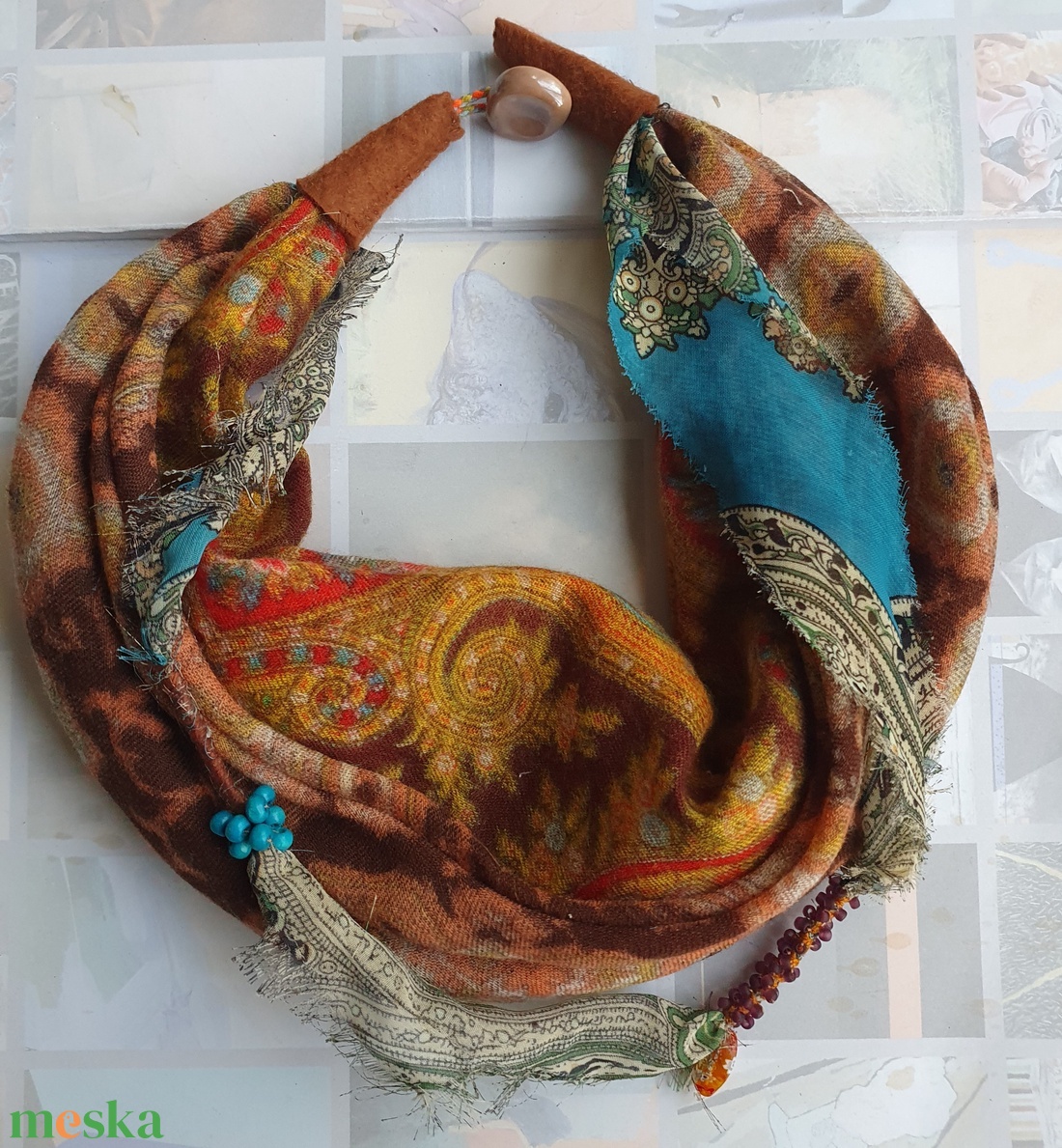 Avar - ruha & divat - sál, sapka, kendő - sál - Meska.hu