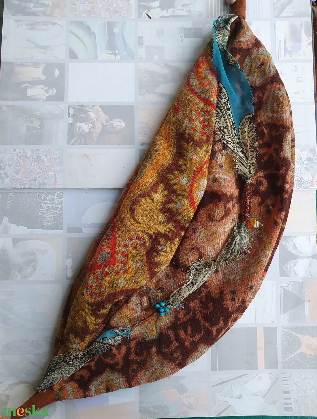 Avar - ruha & divat - sál, sapka, kendő - sál - Meska.hu