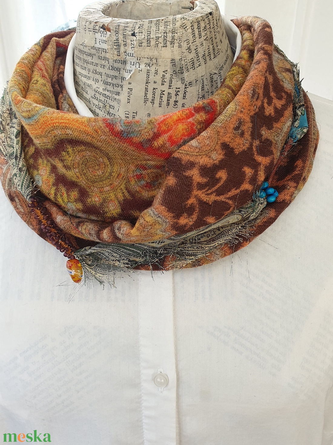 Avar - ruha & divat - sál, sapka, kendő - sál - Meska.hu