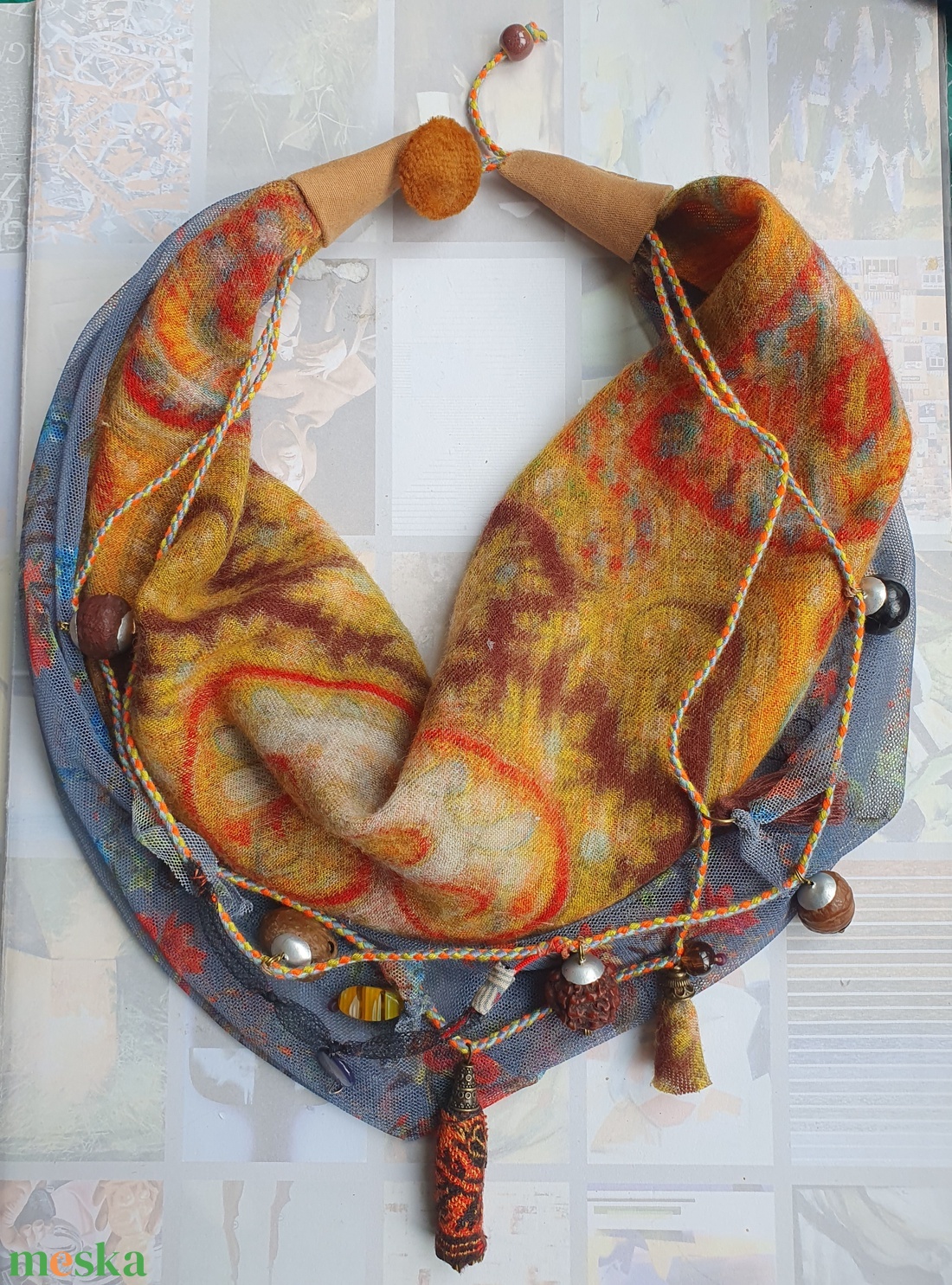 A természet képeslapja - ruha & divat - sál, sapka, kendő - sál - Meska.hu