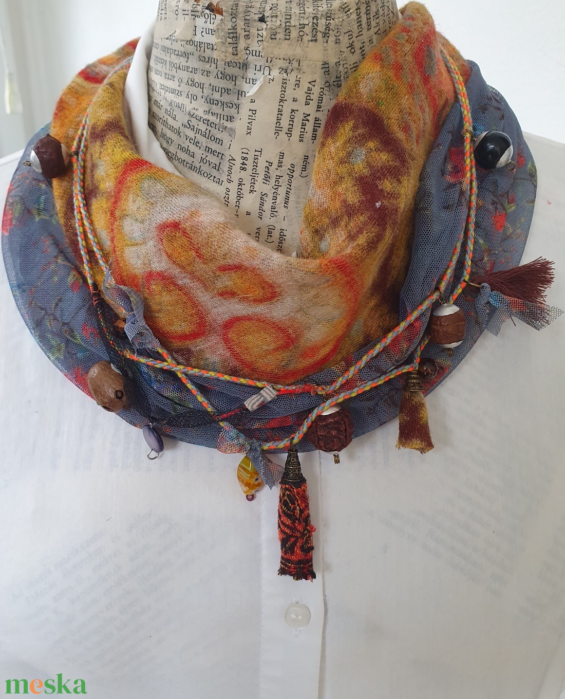 A természet képeslapja - ruha & divat - sál, sapka, kendő - sál - Meska.hu