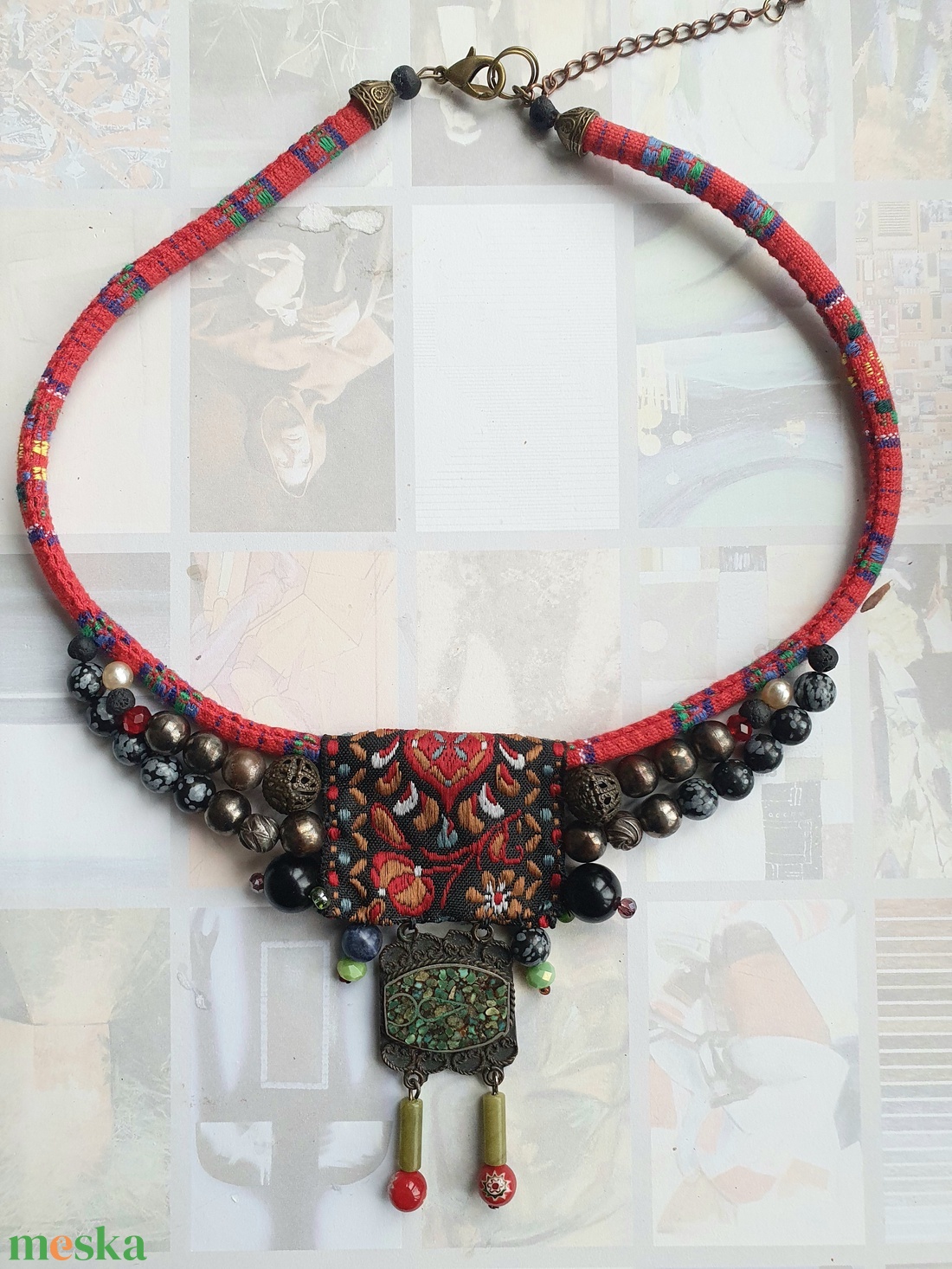 Selyemút - ékszer - nyaklánc - medálos nyaklánc - Meska.hu
