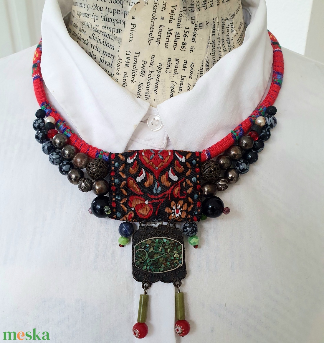 Selyemút - ékszer - nyaklánc - medálos nyaklánc - Meska.hu