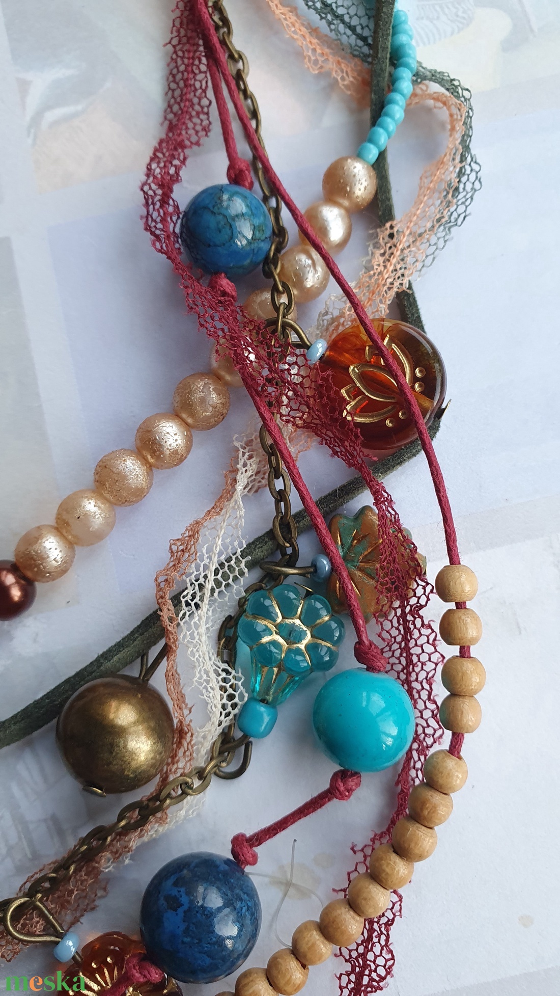 A természet képeslapja - ékszer - nyaklánc - párhuzamos nyaklánc - Meska.hu