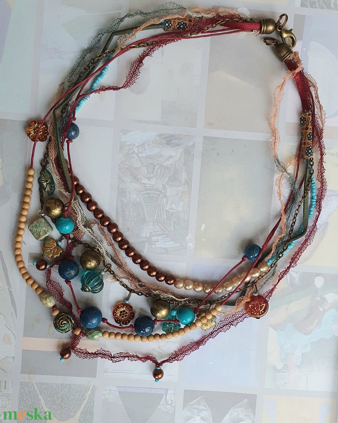 A természet képeslapja - ékszer - nyaklánc - párhuzamos nyaklánc - Meska.hu