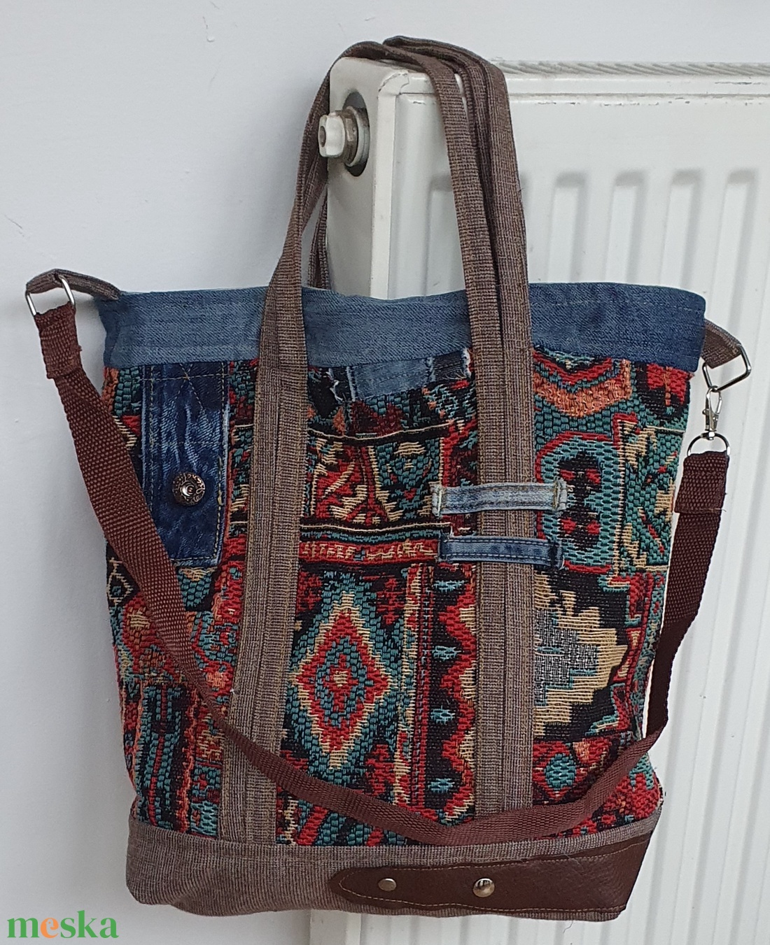 Azték hangulat - táska & tok - kézitáska & válltáska - vállon átvethető táska - Meska.hu