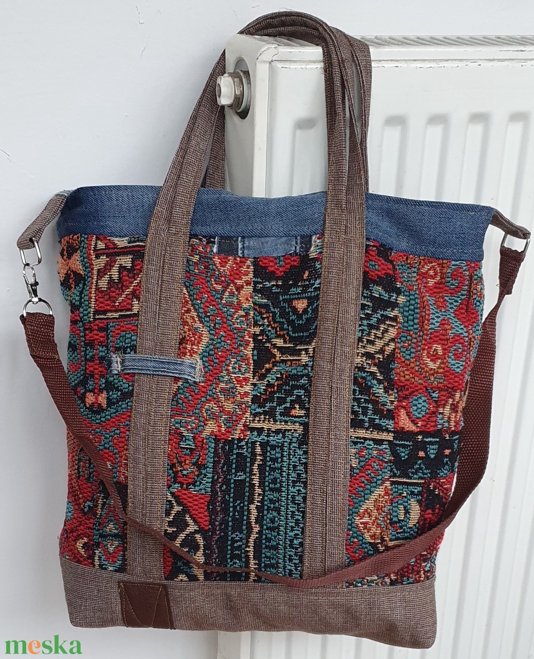 Azték hangulat - táska & tok - kézitáska & válltáska - vállon átvethető táska - Meska.hu