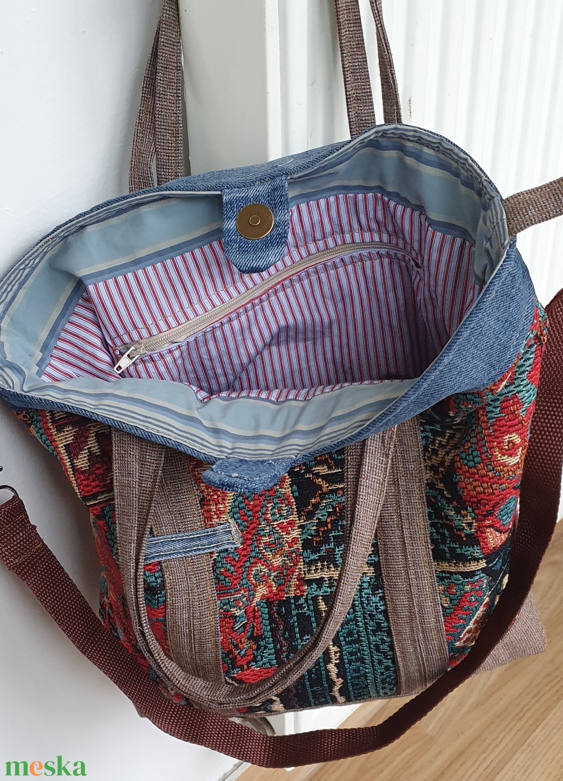 Azték hangulat - táska & tok - kézitáska & válltáska - vállon átvethető táska - Meska.hu