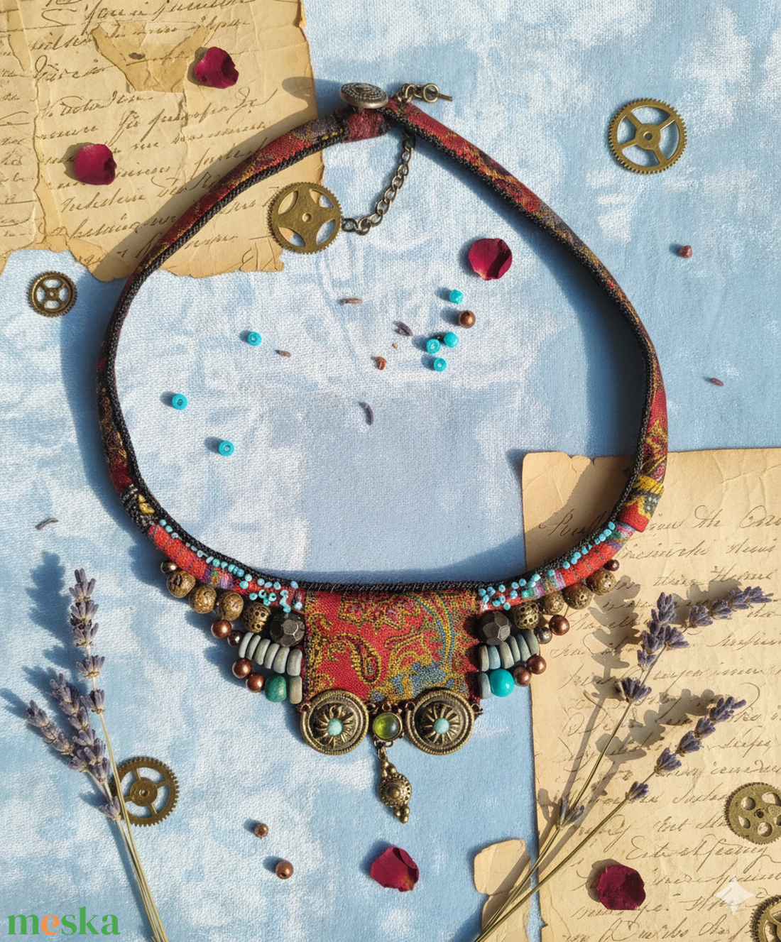 Bizánc - ékszer - nyaklánc - statement nyaklánc - Meska.hu