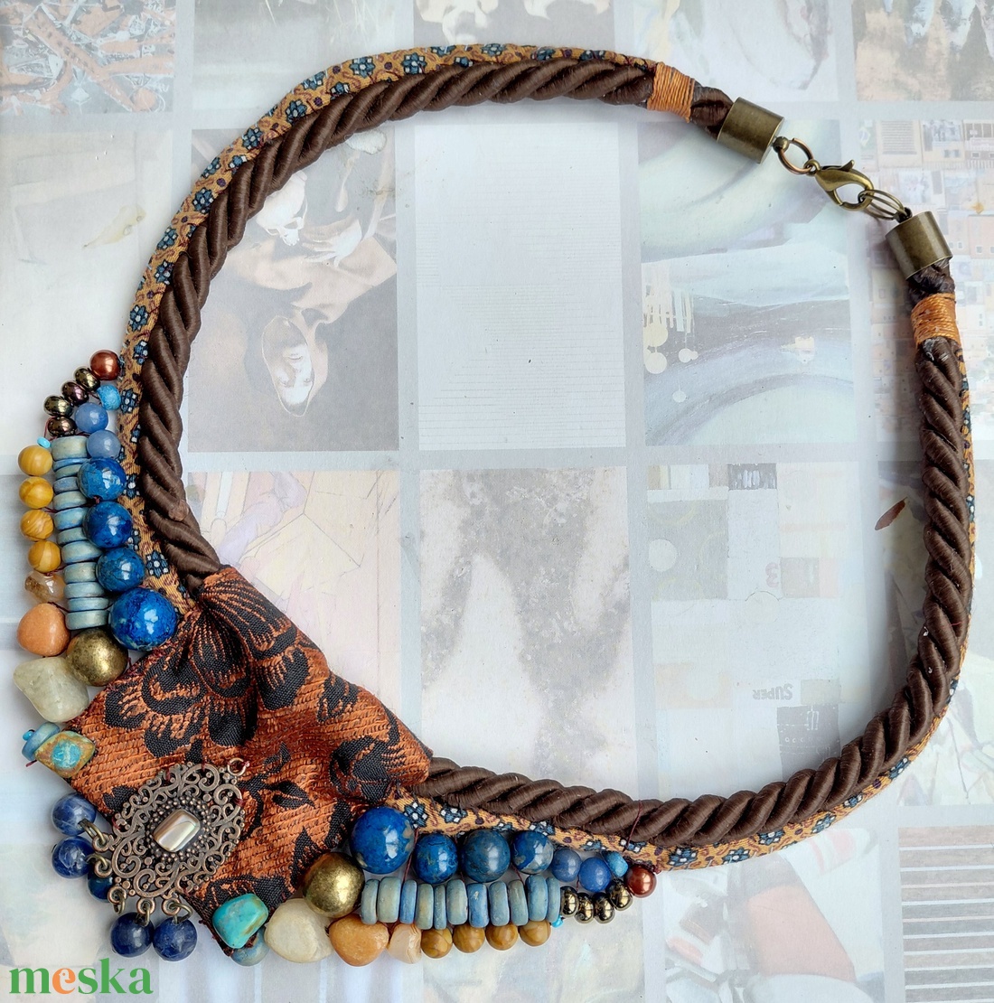 Ég és föld találkozása - ékszer - nyaklánc - statement nyaklánc - Meska.hu