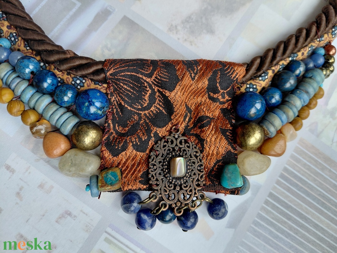 Ég és föld találkozása - ékszer - nyaklánc - statement nyaklánc - Meska.hu