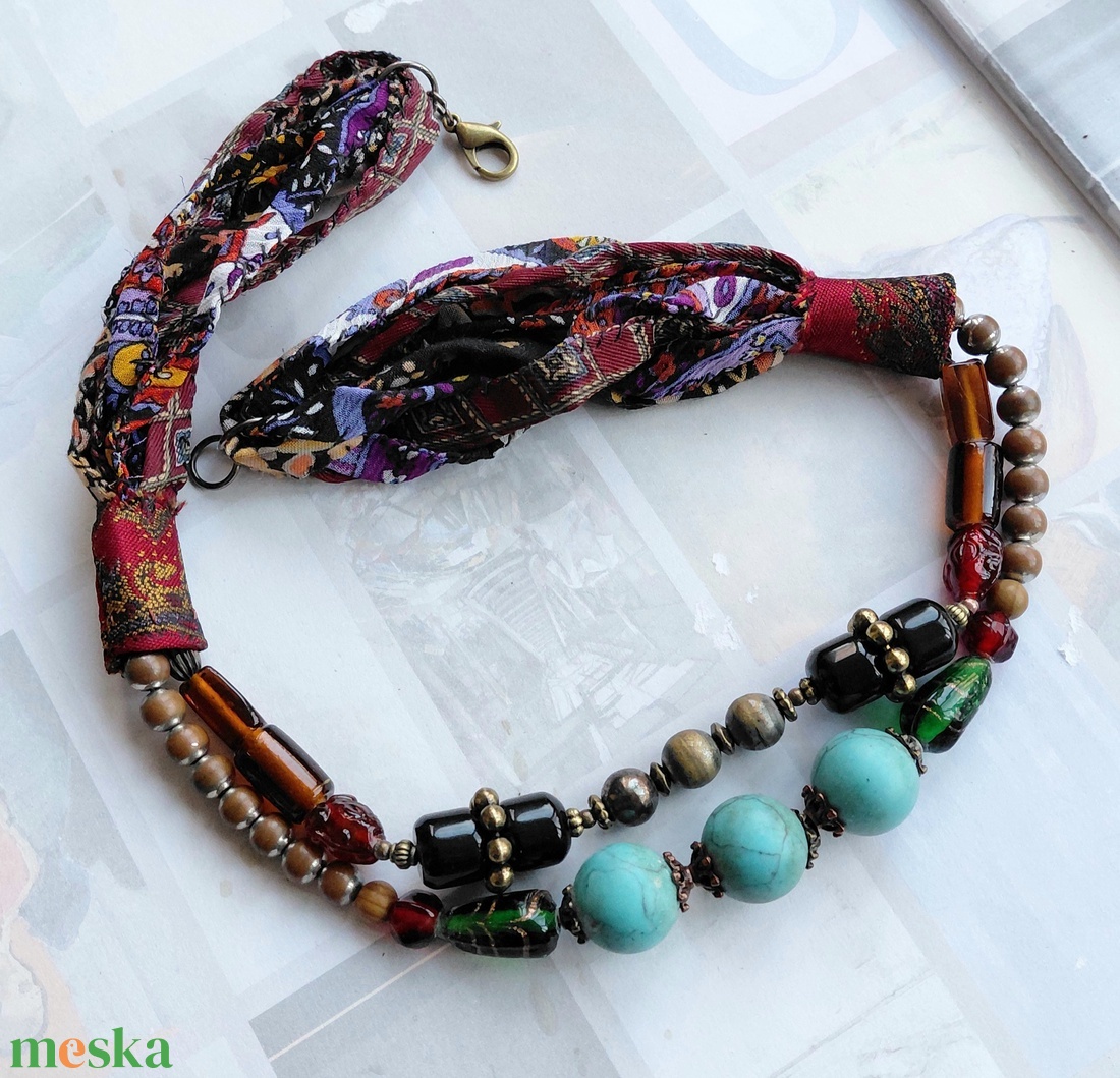 Etnomád szett - esküvő - ékszer - ékszerszett - Meska.hu