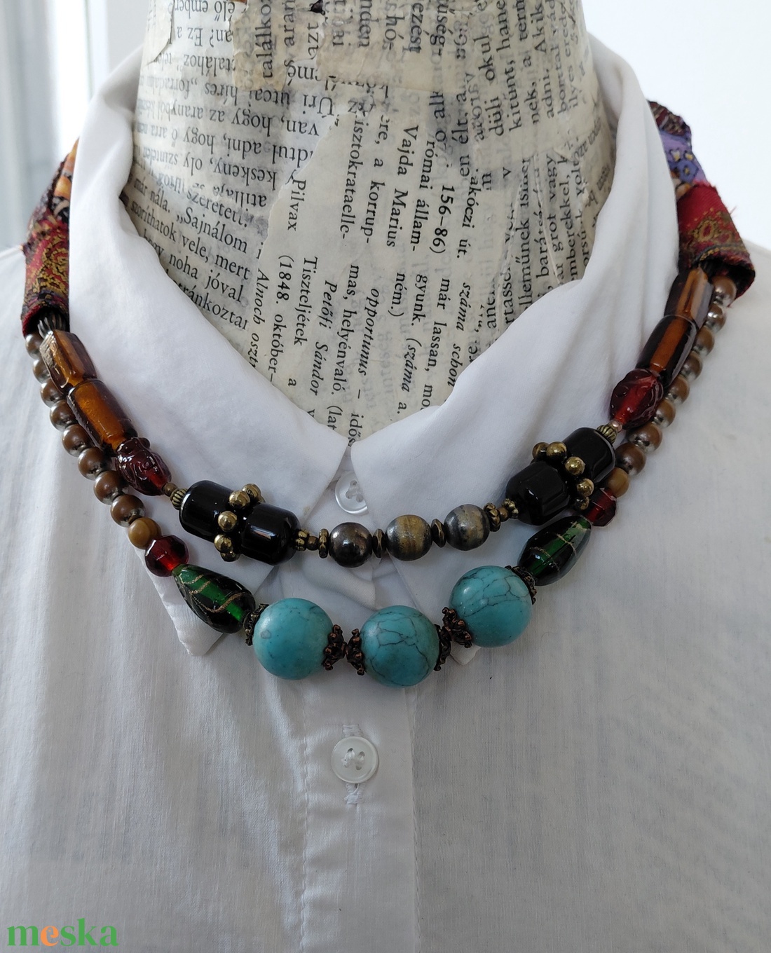 Etnomád szett - esküvő - ékszer - ékszerszett - Meska.hu