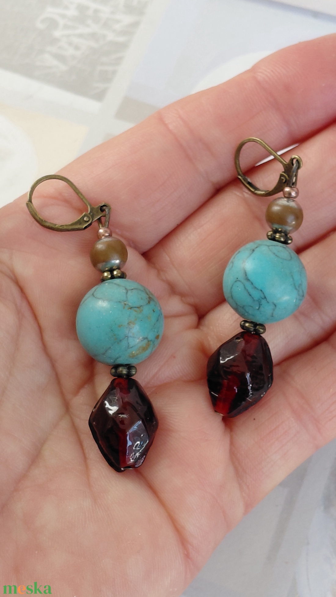 Etnomád szett - esküvő - ékszer - ékszerszett - Meska.hu