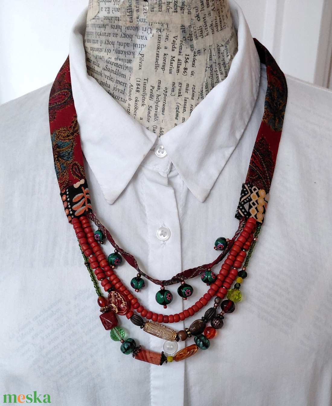 Játékosan - ékszer - nyaklánc - statement nyaklánc - Meska.hu