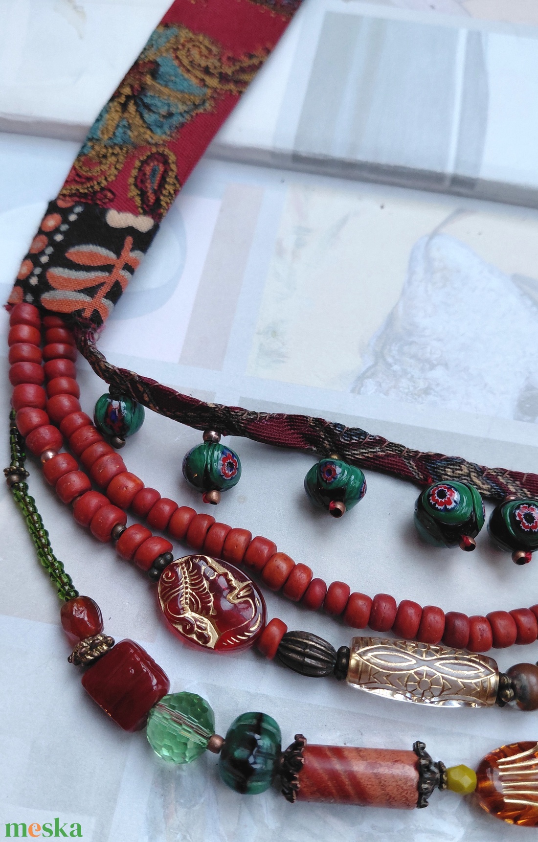 Játékosan - ékszer - nyaklánc - statement nyaklánc - Meska.hu