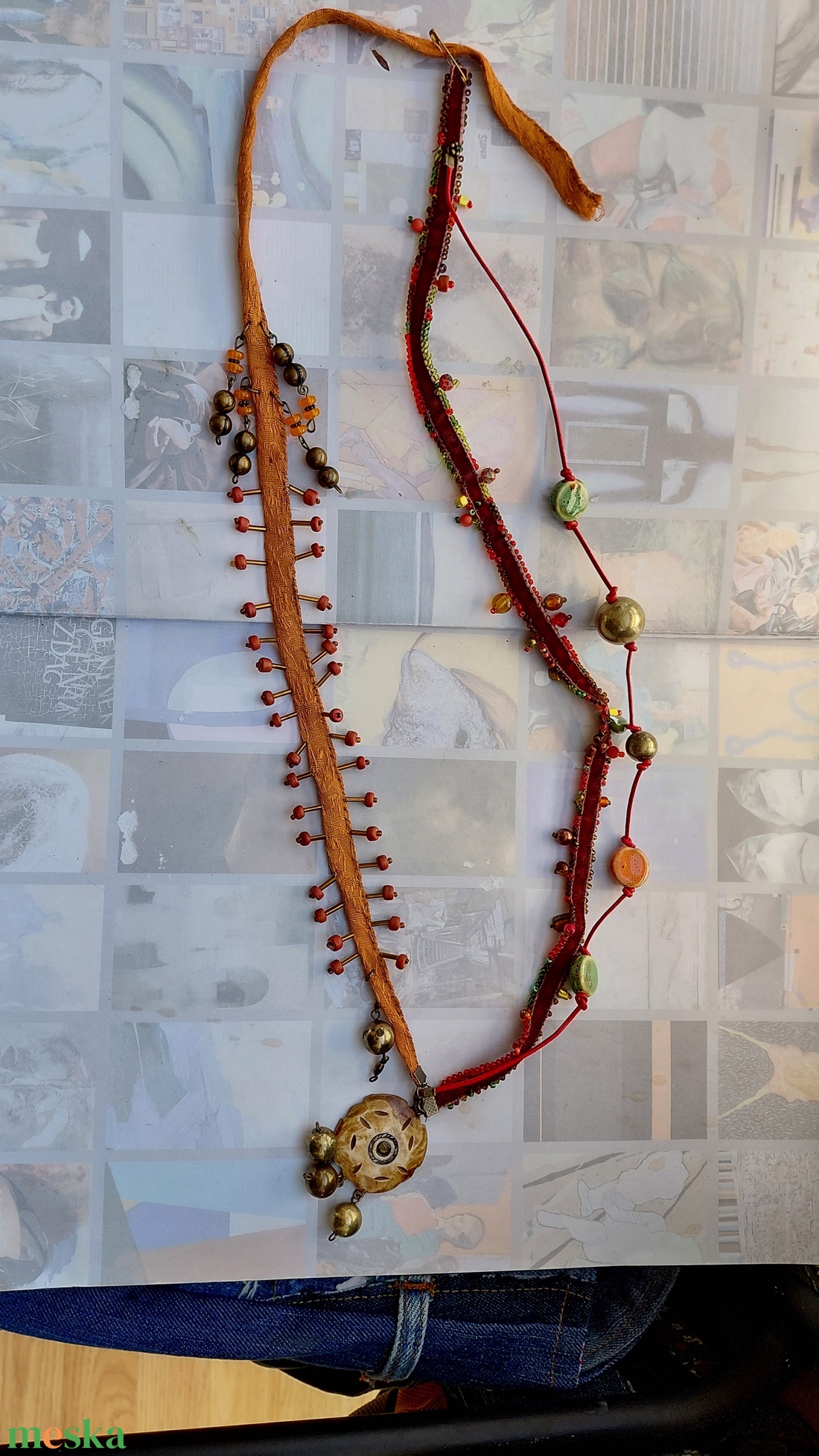 Őszi hangulat - ékszer - nyaklánc - hosszú nyaklánc - Meska.hu