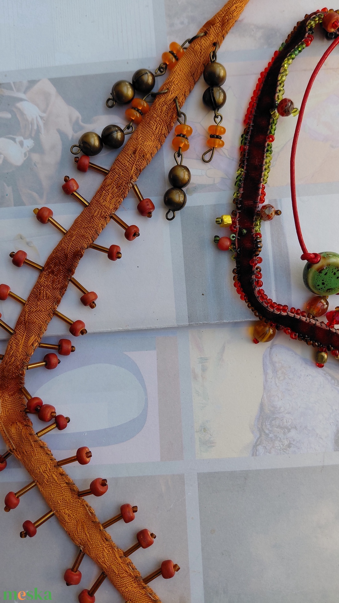 Őszi hangulat - ékszer - nyaklánc - hosszú nyaklánc - Meska.hu