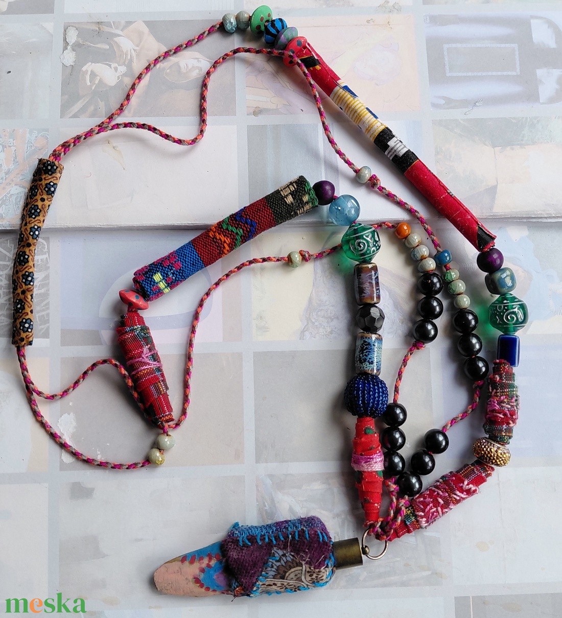 Nomád szilánkok - ékszer - nyaklánc - statement nyaklánc - Meska.hu