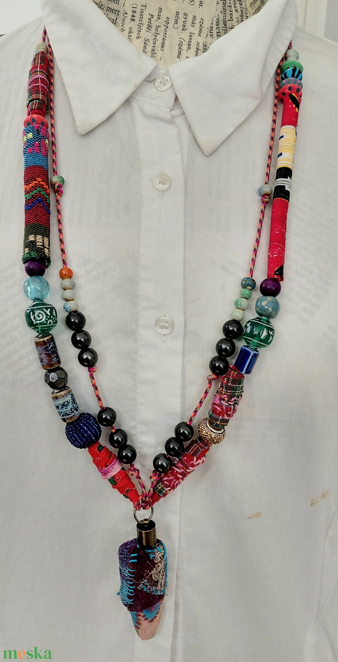 Nomád szilánkok - ékszer - nyaklánc - statement nyaklánc - Meska.hu