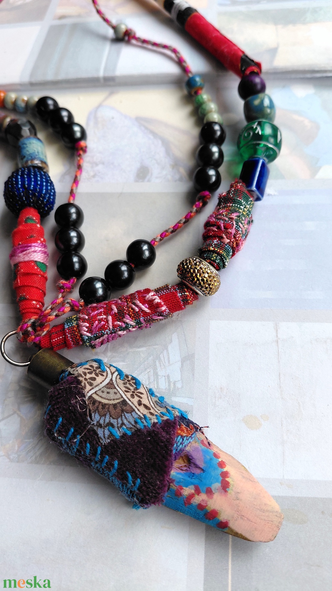 Nomád szilánkok - ékszer - nyaklánc - statement nyaklánc - Meska.hu