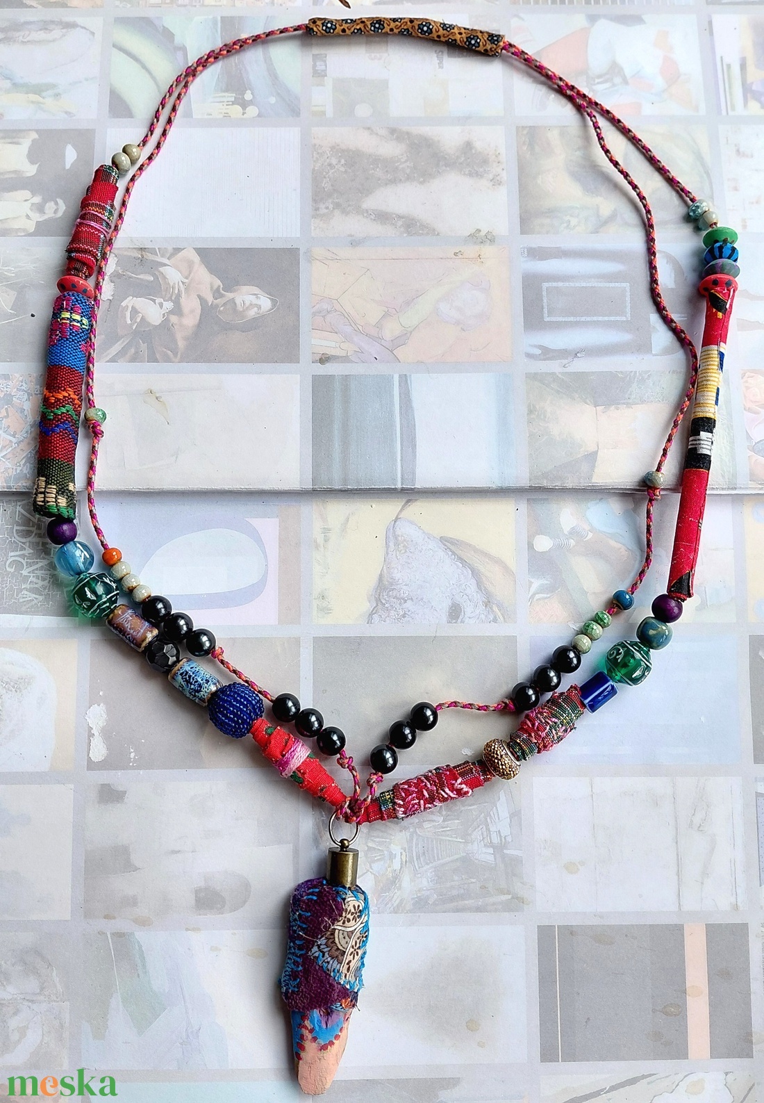 Nomád szilánkok - ékszer - nyaklánc - statement nyaklánc - Meska.hu